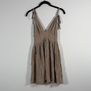 Garage Beige mini dress